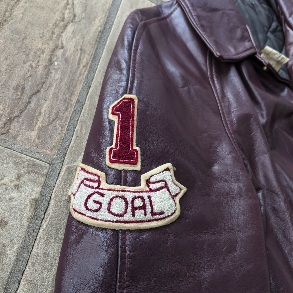 Cornwallis Cougars Hockey Jacket (Royal Canadian Navy) *Vintage* - Picture 3 of 9